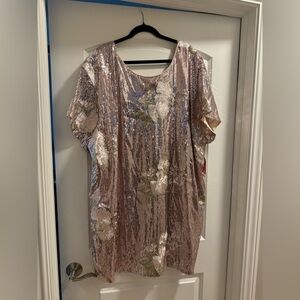 Arula sequin embroidery dress- 3x/ size C